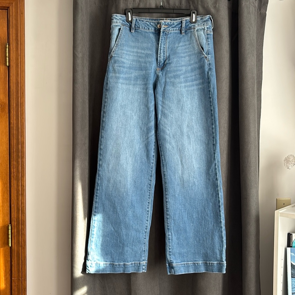 Light wash wide leg jeans sz 13/30